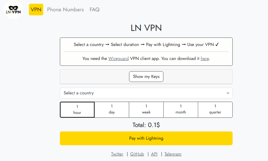 lighting network VPN