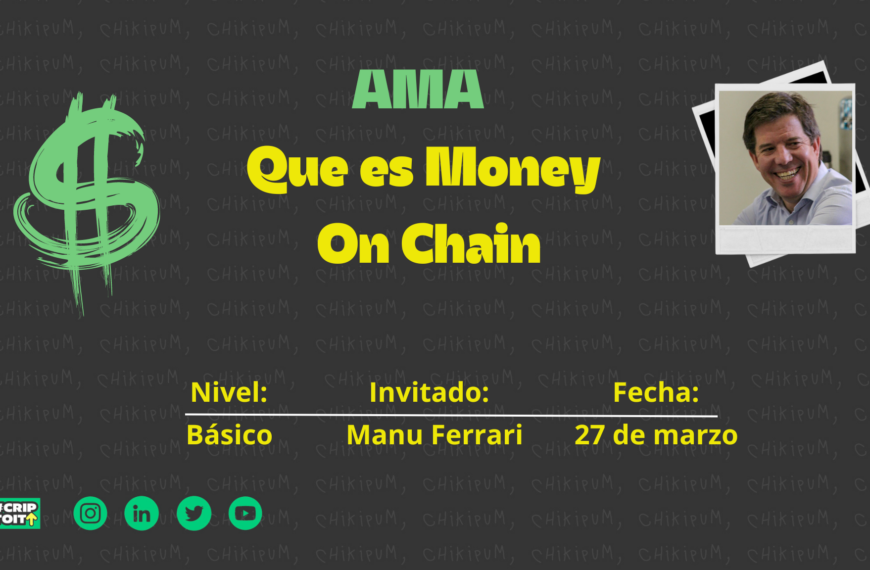 Charla sobre Money on Chain con…