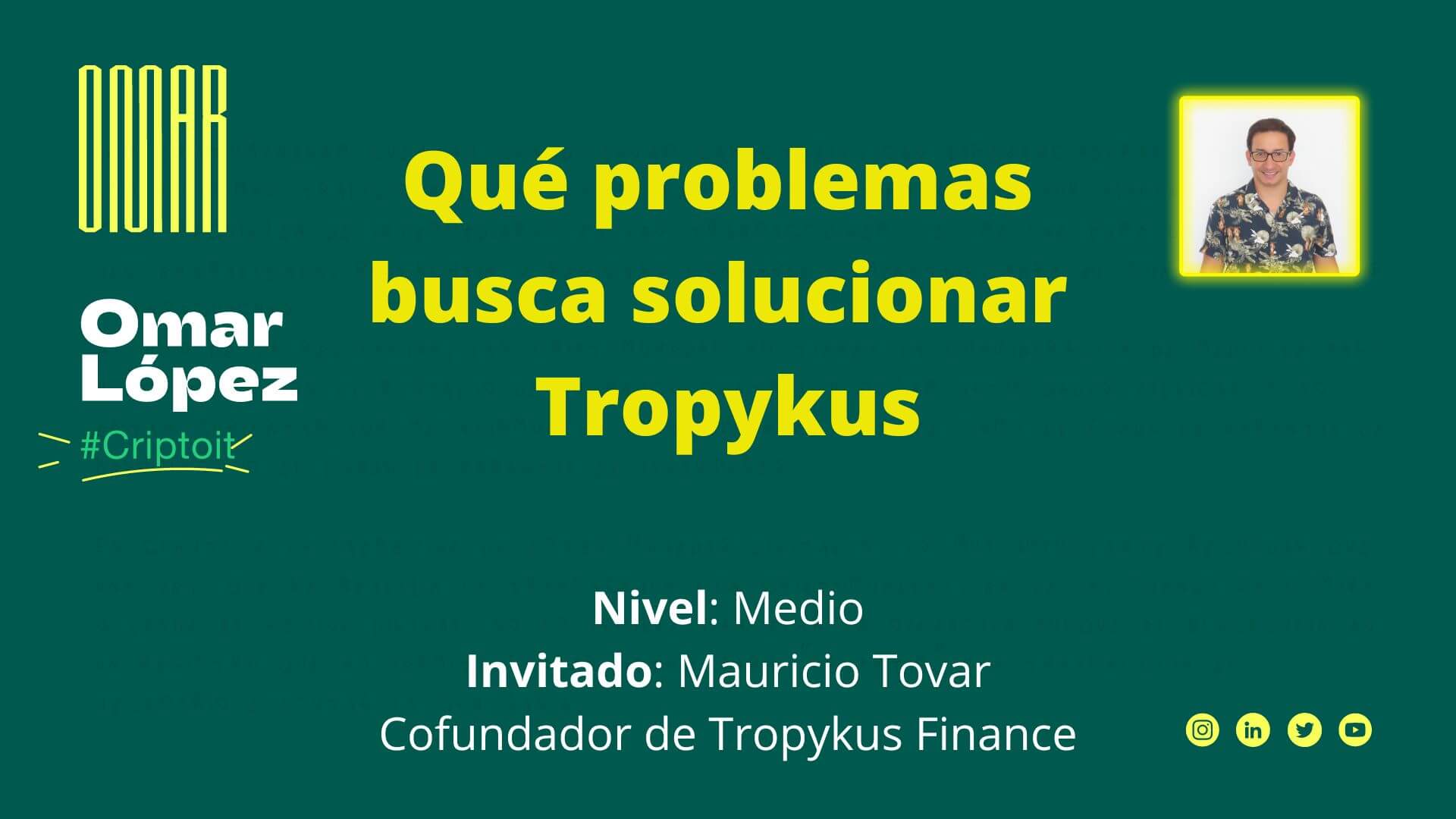 Qué problemas busca solucionar Tropykus